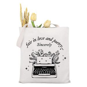 AllFair In Love And Poetry Sincerely Tote Bag Music Album Gift >:(